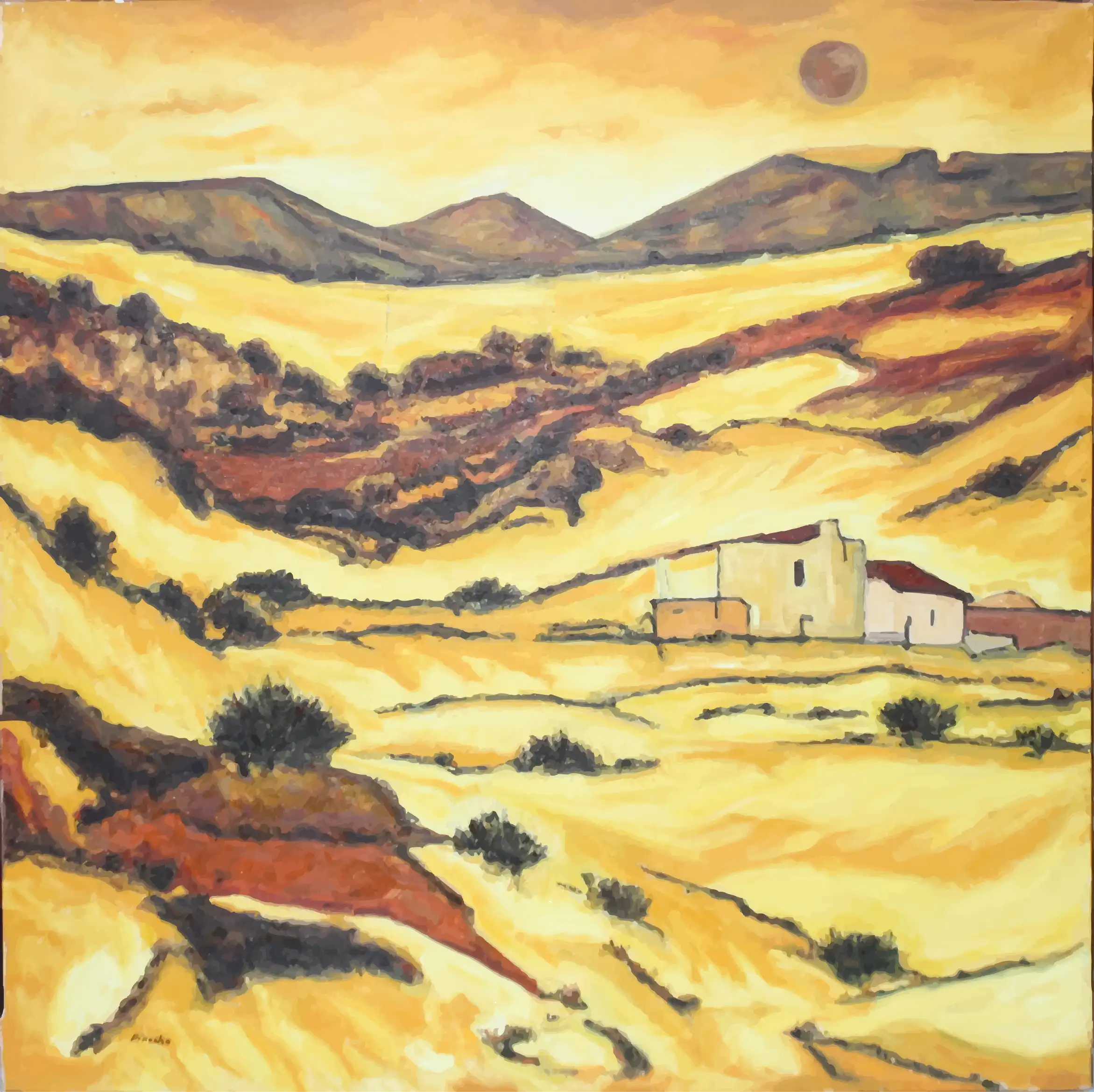 Óleo V — pintura original de Pedro Pinacho